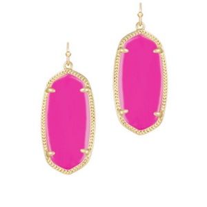 Pink Kendra Scott earrings gold drop